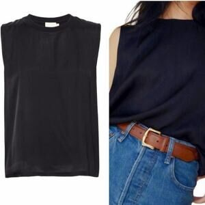 Nation Ltd Natalia Oversized Muscle Tank In Black